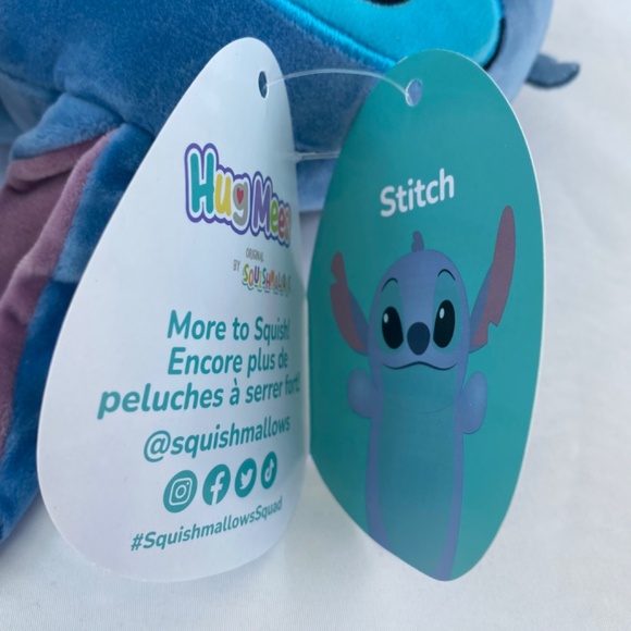 Stitch HugMees Disney Squishmallow 10” NWT - Picture 4 of 4